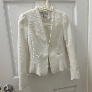 H&M Textured Cream Blazer